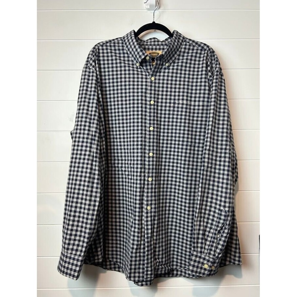 Men's Blue Foundry 2XLT Long Sleeve Button Up‎ Shirt